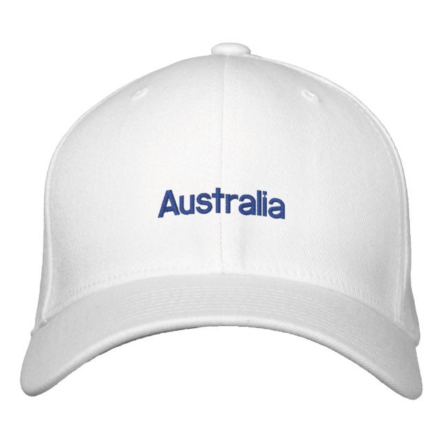 Casquette australien brodé (Devant)