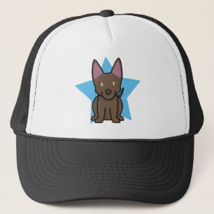 Casquette australien de Kelpie d'étoile de Kawaii