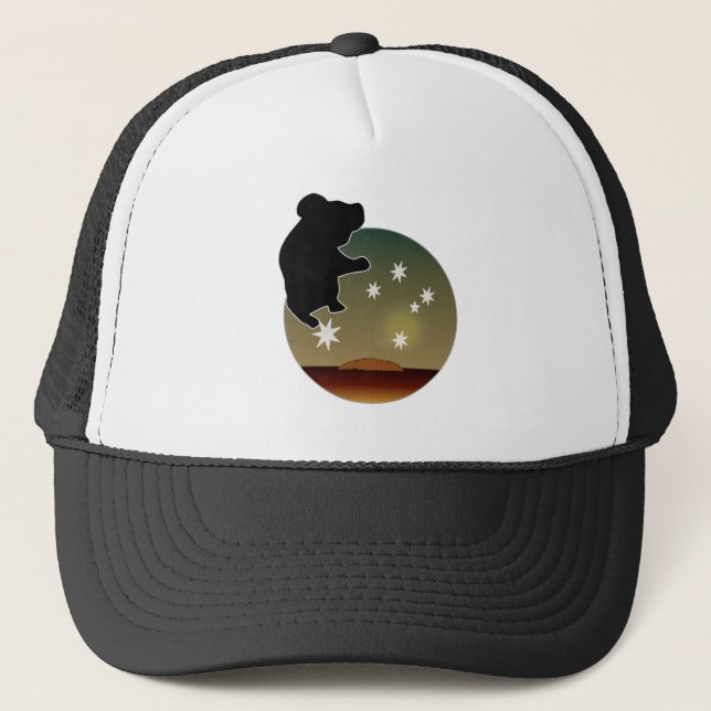 Casquette australien d'icône de koala (Devant)