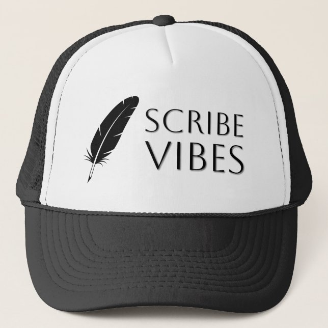 Casquette Auteur écrivain poète Scribe Vibes  (Devant)