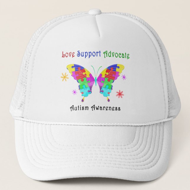 Casquette Autism Butterfly (Devant)
