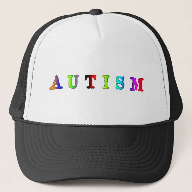 Casquette Autisme coloré (Devant)