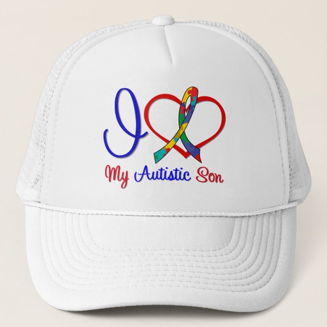 Casquette Autisme J'Aime Mon Fils Autiste (Devant)