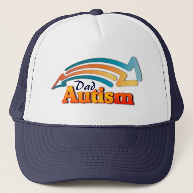 Casquette Autisme Papa Trucker Chapeau (Devant)