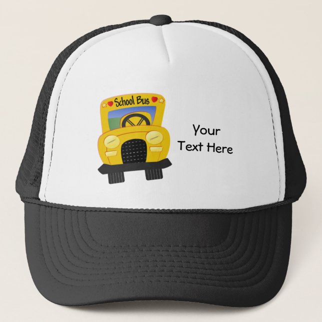 Casquette Autobus scolaire 2 (personnalisable) (Devant)