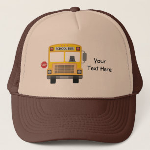 Casquette Autobus scolaire personnalisable