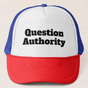 Casquette Autorité des questions (vous pouvez modifier les m