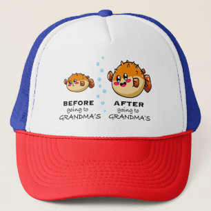 Casquette Avant et après aller à grand-mère Funny Nana