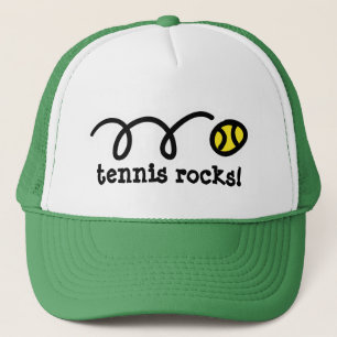 Casquette avec balle de tennis rebondissant design