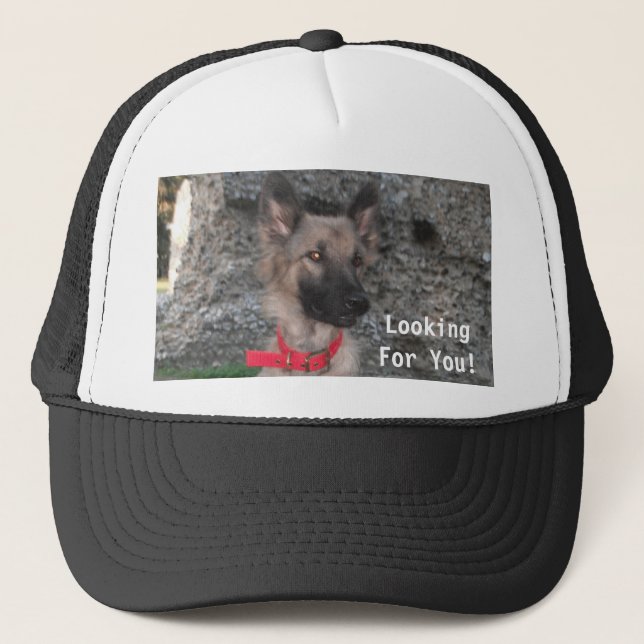 Casquette avec berger allemand (Devant)