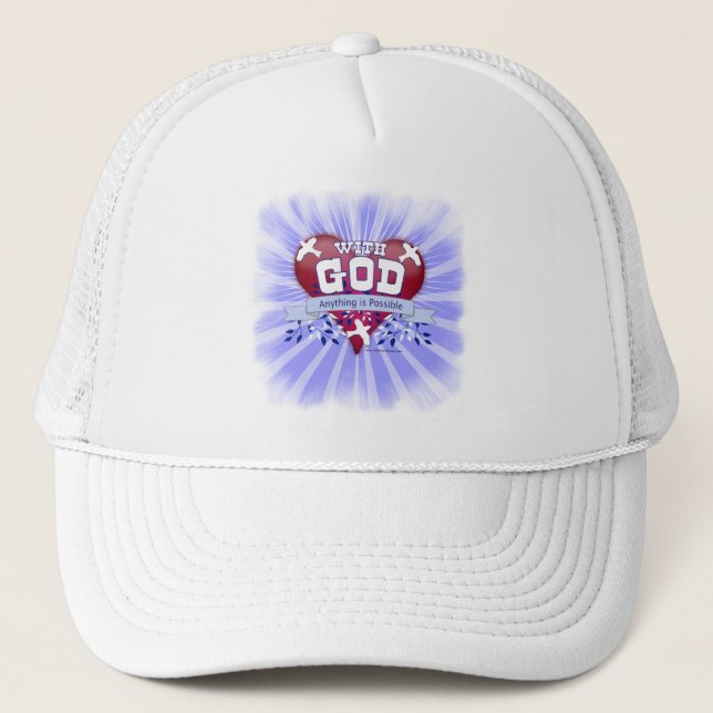 Casquette Avec Dieu tout est possible (Devant)