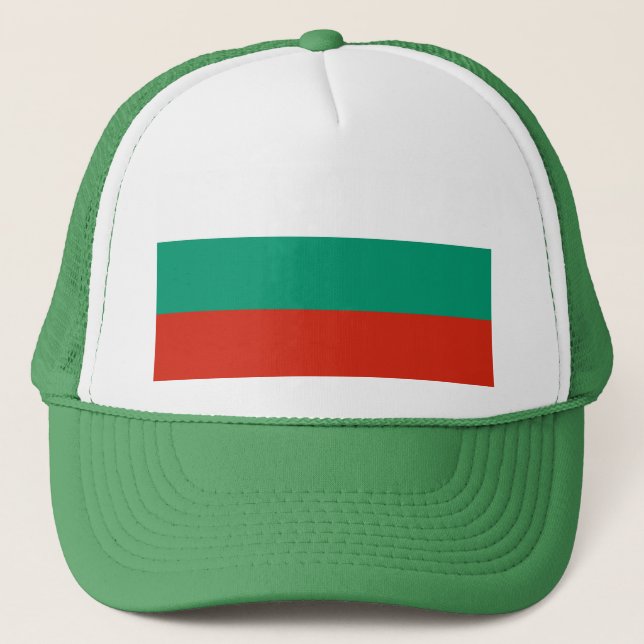 Casquette avec drapeau de Bulgarie (Devant)