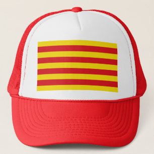 Casquette avec drapeau de Catalogne