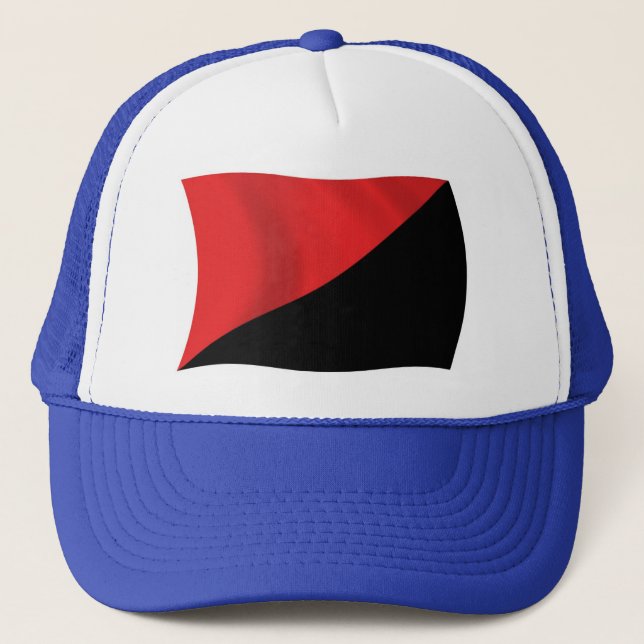 Casquette avec drapeau de l'anarcho-syndicalisme (Devant)