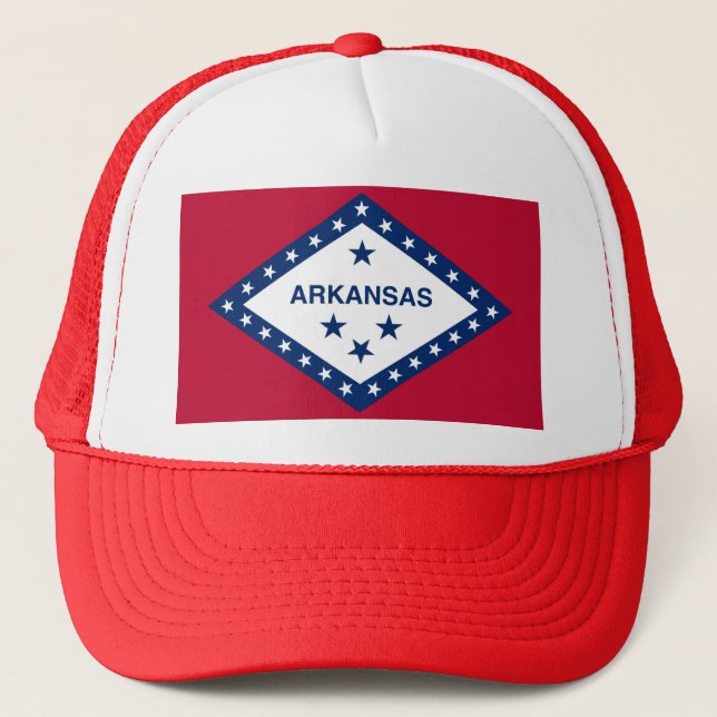 Casquette avec Drapeau de l'État de l'Arkansas - É (Devant)