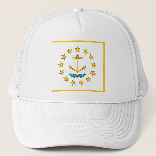Casquette avec drapeau de l'Etat de Rhode Island - (Devant)