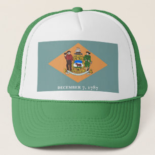 Casquette avec drapeau de l'Etat du Delaware - USA
