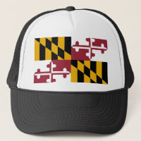 Casquette avec drapeau de l'état du Maryland - USA