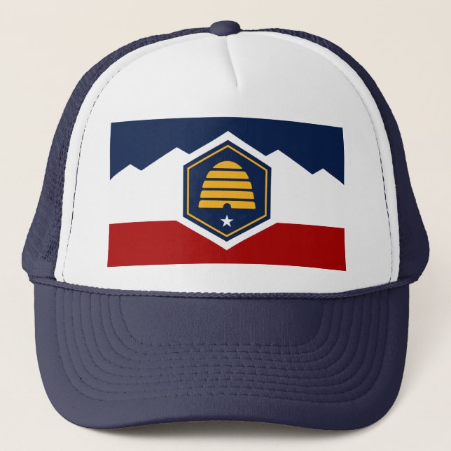 Casquette avec drapeau de l'Utah, États-Unis (Devant)