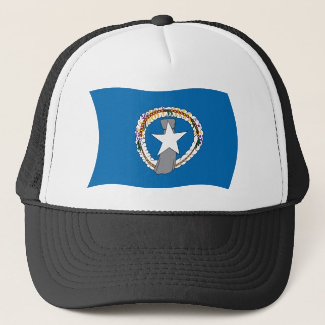 Casquette avec drapeau des Îles Mariannes du Nord (Devant)