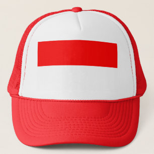 Casquette avec drapeau d'Indonésie