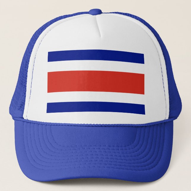 Casquette avec drapeau du Costa Rica (Devant)