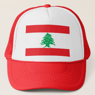 Casquette avec drapeau du Liban
