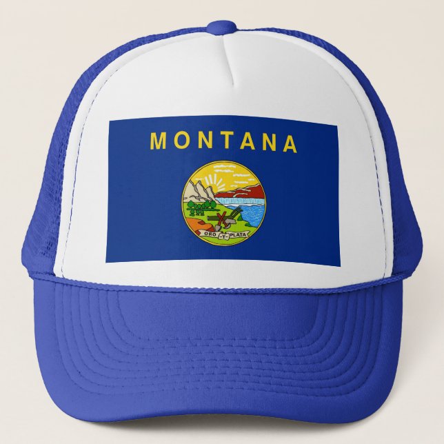 Casquette avec Drapeau du Montana Etat - USA (Devant)