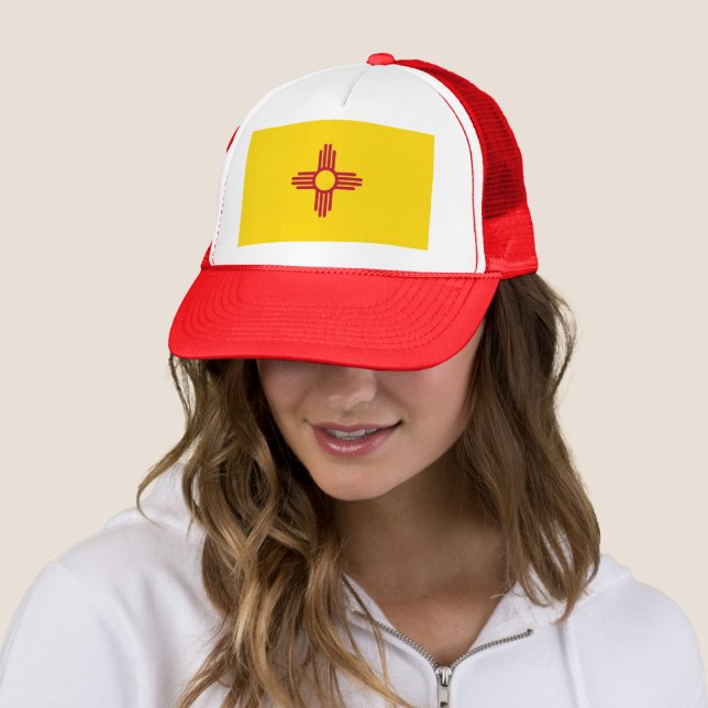 Casquette avec Drapeau du Nouveau-Mexique Etat - U (En situation)