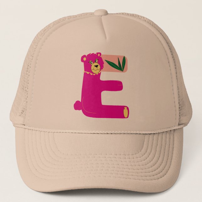 casquette avec la lettre « E " (Devant)
