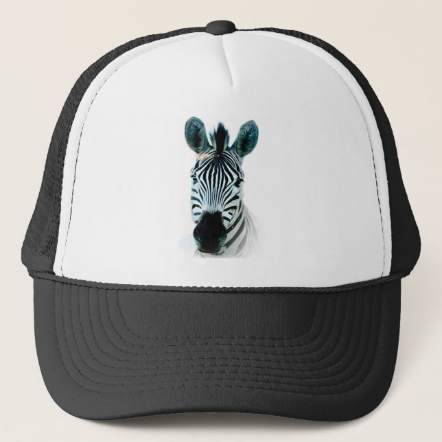 Casquette avec la tête zébrée en afrique (Devant)