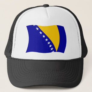 Casquette avec le drapeau de la Bosnie-Herzégovine