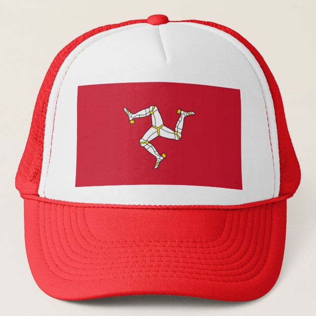 Casquette avec le drapeau de l'île de Man (Devant)