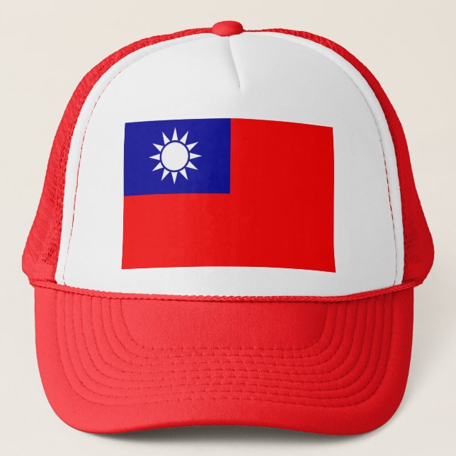 Casquette avec le drapeau de Taïwan (Devant)