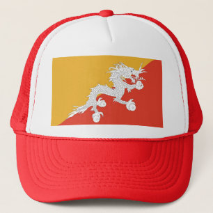 Casquette avec le drapeau du Bhoutan