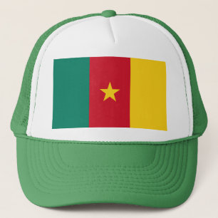 Casquette avec le drapeau du Cameroun