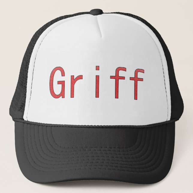 Casquette avec le logo rouge (Devant)