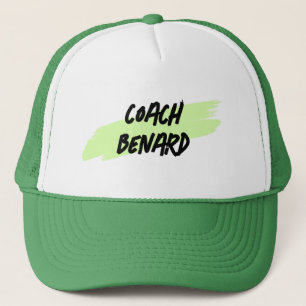 Casquette avec le nom de l'entraîneur, Merci cadea