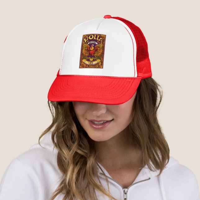 Casquette avec lobo de poulet Design (En situation)