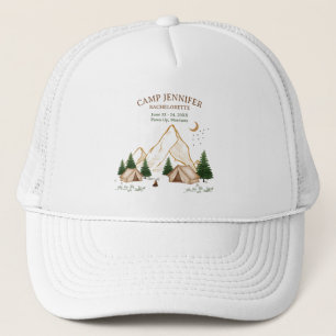 Casquette Aventure de week-end de camp de bachelorette