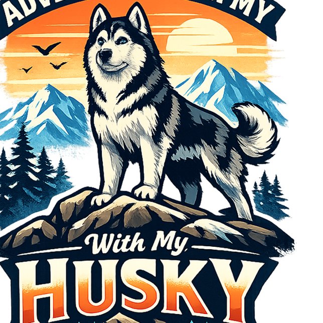Casquette Aventurier avec mon Husky (Créateur téléchargé)