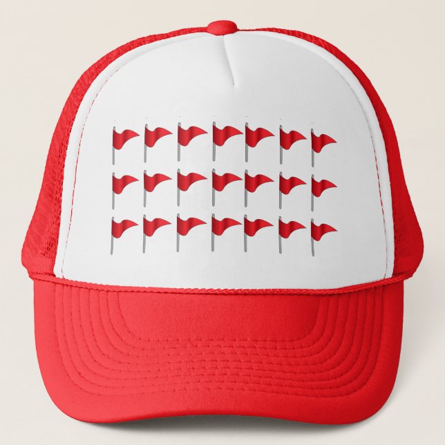 Casquette Avertissement Nombreux Indicateurs Rouges (Devant)