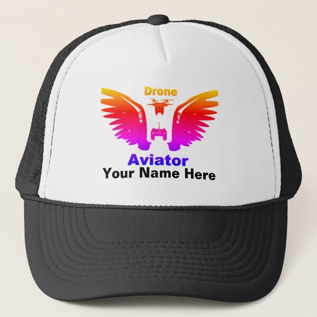 Casquette Aviateur de drone (Devant)