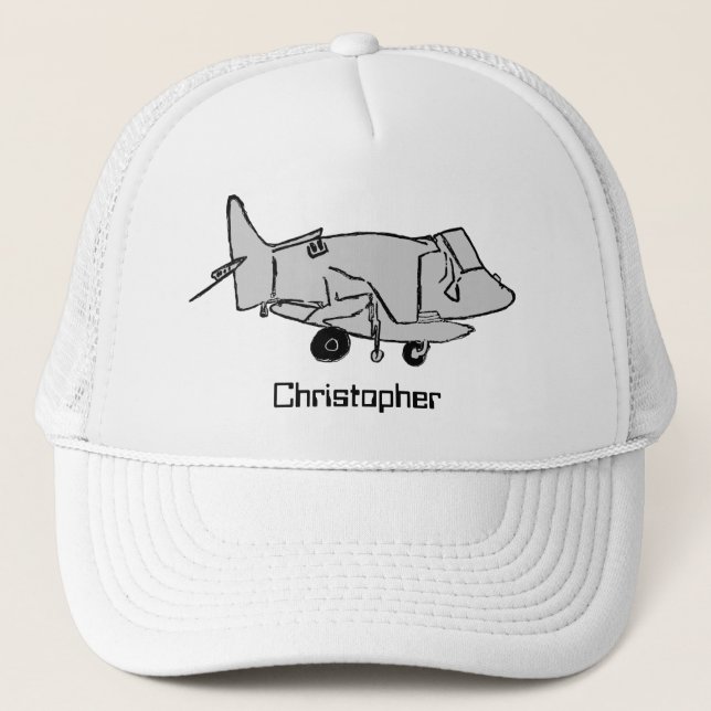 Casquette Avion, Personnalisé (Devant)