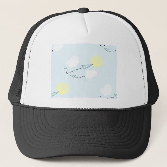 Casquette avions à papier (Devant)