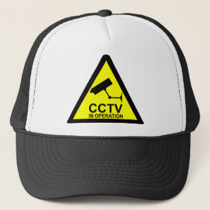 Casquette Avis de télévision en circuit fermé