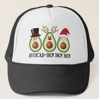 Casquette Avocado de Noël Frosty, Rudolph et Père Noël