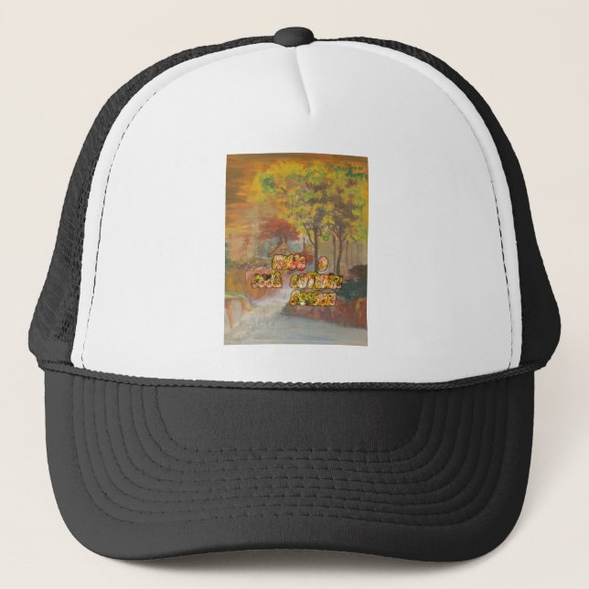 Casquette Avoir un Cool Saison d'automne Art Vintage Imprime (Devant)