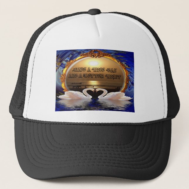 Casquette Avoir une belle journée et une meilleure citation  (Devant)