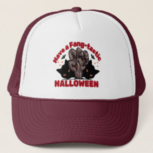 Casquette Avoir Une Conception Halloween Fang Tastic Monster
